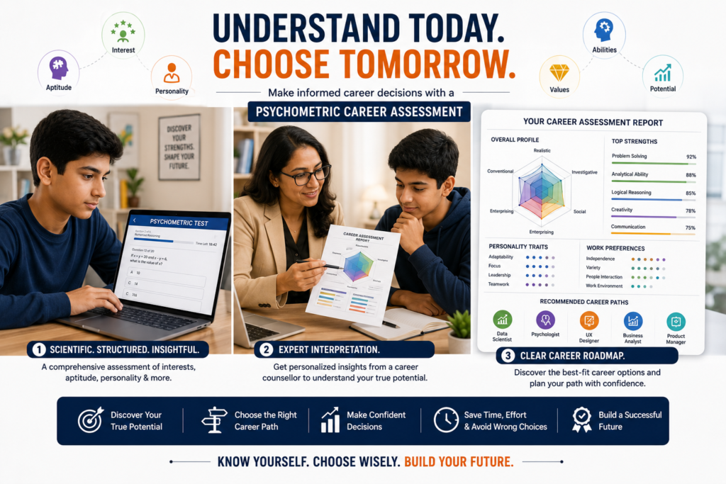 Psychometric career assessment for students