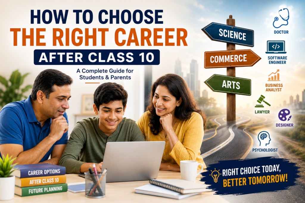 How to choose the right career after Class 10